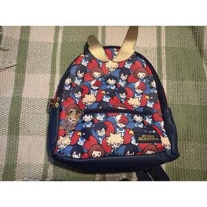 My Hero Academia Chibi Balloons Mini Backpack Bag All Over Print Bioworld